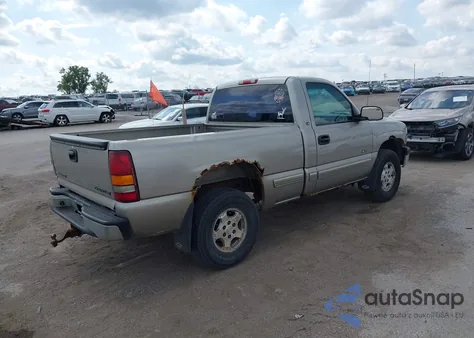 2002 Chevrolet Silverado 1500 Ls из США, поврежденный, VIN 1GCEK14T72Z165956